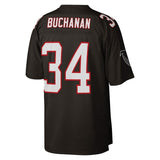 Men's Atlanta Falcons Ray Buchanan Mitchell & Ness Black 1998 Retired Player Jersey