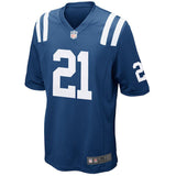 Mens Indianapolis Colts Vontae Davis Royal Blue Game Jersey