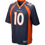 Mens Denver Broncos Emmanuel Sanders Navy Blue Alternate Game Jersey