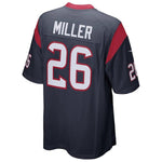 Men's Houston Texans Lamar Miller Nike Navy Game Jersey