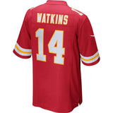 Men's Kansas City Chiefs Sammy Watkins Red Game Jersey