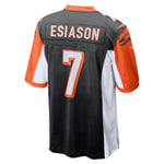 Men's Cincinnati Bengals Boomer Esiason Black 50th Anniversary Retired Player Game Jersey