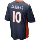 Mens Denver Broncos Emmanuel Sanders Navy Blue Alternate Game Jersey