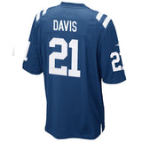 Mens Indianapolis Colts Vontae Davis Royal Blue Game Jersey