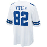 Men's Dallas Cowboys Jason Witten Nike White Game Jersey