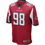 Men's Atlanta Falcons Takkarist McKinley Red Game Jersey