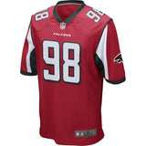 Men's Atlanta Falcons Takkarist McKinley Red Game Jersey