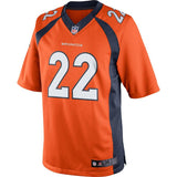 Men's Denver Broncos CJ Anderson Orange Limited Jersey