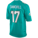 Mens Miami Dolphins Ryan Tannehill Aqua Game Jersey