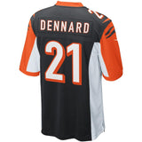 Mens Cincinnati Bengals Darqueze Dennard  Black Game Jersey