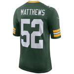 Men's Green Bay Packers Clay Matthews Green Team Color Limited Jersey