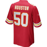 Mens Kansas City Chiefs Justin Houston Red Game Jersey