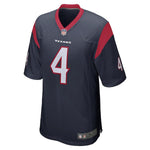 Men's Houston Texans Deshaun Watson Navy Game Jersey