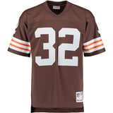 Men's Cleveland Browns Jim Brown Mitchell & Ness Brown Retired Player Jersey
