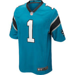 Mens Carolina Panthers Cam Newton Blue Alternate Game Jersey