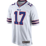 Men's Buffalo Bills Josh Allen White 2018 NFL Draft Pick Game Jersey