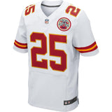 Mens Kansas City Chiefs Jamaal Charles White Game Jersey