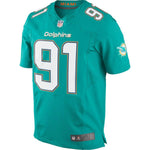 Mens Miami Dolphins Cameron Wake Aqua Elite Jersey