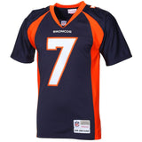 Mens Denver Broncos John Elway Mitchell & Ness Navy Blue 1998 Retired Player Vintage Jersey