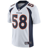 Men's Denver Broncos Von Miller White Vapor Untouchable Limited Player Jersey