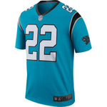 Men's Carolina Panthers Christian McCaffrey Blue Color Rush Legend Jersey