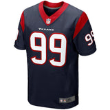 Mens Houston Texans JJ Watt  Navy Blue Elite Jersey