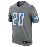 Men's Detroit Lions Barry Sanders Steel 2017 Color Rush Legend Jersey