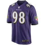 Men's Baltimore Ravens Brandon Williams Purple Game Jersey