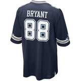 Men's Dallas Cowboys Dez Bryant Navy Blue Team Color Game Jersey