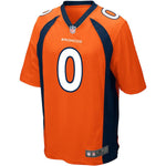 Men's Denver Broncos Courtland Sutton Orange 2018 NFL Draft Pick Game Jersey