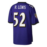 Men's Baltimore Ravens Ray Lewis Mitchell & Ness Purple Retired Player Jersey