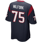 Men's Houston Texans Vince Wilfork Navy Blue Game Jersey