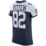 Mens Dallas Cowboys Jason Witten Navy Blue Elite Throwback Jersey