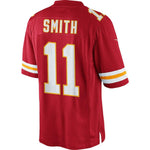 Men's Kansas City Chiefs Alex Smith  Red Team Color Limited Jersey