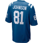 Men's Indianapolis Colts Andre Johnson Royal Blue Game Jersey