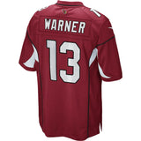 Mens Arizona Cardinals Kurt Warner Cardinal Retired Player Game Jersey