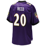 Men's Baltimore Ravens Ed Reed NFL Pro Line Purple Retired Team Player Jersey