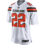 Men's Cleveland Browns Jabrill Peppers  White Game Jersey