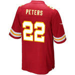 Men's Kansas City Chiefs Marcus Peters Red Game Jersey