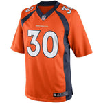 Men's Denver Broncos Terrell Davis  Orange Retired Player Limited Jersey