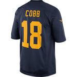 Men's Green Bay Packers Randall Cobb Navy Blue Throwback Limited Jersey