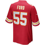 Men's Kansas City Chiefs Dee Ford Red Game Jersey