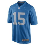 Men's Detroit Lions Golden Tate Blue Throwback Game Jersey