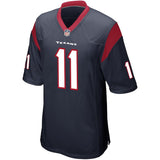 Men's Houston Texans Jaelen Strong Navy Game Jersey