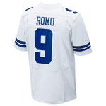 Mens Dallas Cowboys Tony Romo White Elite Jersey