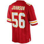 Men's Kansas City Chiefs Derrick Johnson Red Team Color Limited Jersey