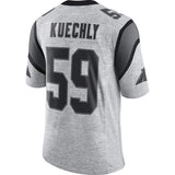 Men's Carolina Panthers Luke Kuechly Gray Gridiron Gray II Limited Jersey