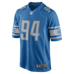 Men's Detroit Lions Ziggy Ansah Blue 2017 Game Jersey