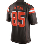 Men's Cleveland Browns David Njoku Brown Game Jersey