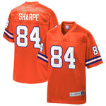 Men's Denver Broncos Shannon Sharpe NFL Pro Line Orange Retired Player Jersey